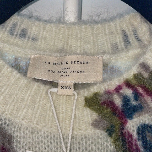 Sezane Seliane Floral Paisley Sweater - Picture 5 of 8